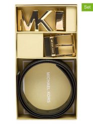 Michael Kors 3-częściowy zestaw w kolorze czarnym rozmiar: 80. Czarne paski damskie Michael Kors, bez wzorów, z materiału. Za 636.92 zł.