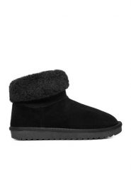 DeeZee Śniegowce DZ-73 BLACK Czarny. Czarne śniegowce damskie DeeZee, z materiału. Za 229.99 zł.