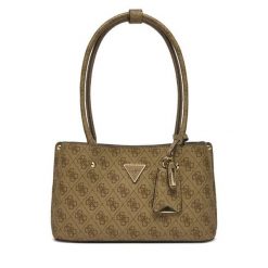 Torebka Guess. Brązowe torebki klasyczne damskie Guess, bez dodatków. Za 339.99 zł.