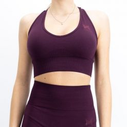 Top sportowy damski Xtreme Sportswear. Czerwone biustonosze sportowe damskie XTREME, bez wzorów, z elastanu. Za 138.99 zł.