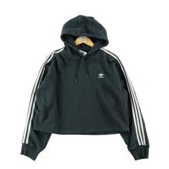 Second life - Bluza z kapturem damska Adidas Originals - Stan bardzo dobry. Czarne bluzy damskie Adidas, l, bez wzorów, z materiału, z kapturem. Za 127.76 zł.