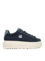 G-Star Raw Sneakersy CEO-COLS Niebieski. Niebieskie obuwie sportowe damskie G-Star Raw, z materiału, bez zapięcia. Za 249.99 zł.