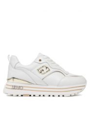 Liu Jo Sneakersy Maxi Wonder 73 BA4059 P0102 Biały. Białe obuwie sportowe damskie Liu Jo, ze skóry, bez zapięcia. Za 1,309.00 zł.