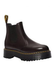 Dr. Martens Skórzane sztyblety w kolorze bordowym rozmiar: 41. Czerwone botki damskie Dr Martens. Za 636.92 zł.