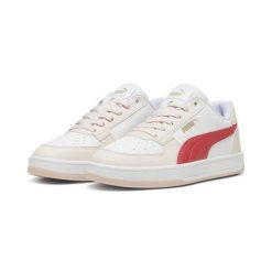 Sneakersy unisex Caven 2.0 PUMA Island Pink Tart Cherry White Red. Czerwone obuwie sportowe damskie Puma, bez zapięcia, trekkingowe. Za 269.00 zł.