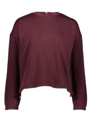 Sublevel Bluza w kolorze bordowym rozmiar: M. Czerwone bluzy damskie Sublevel, m, bez wzorów, bez kaptura. Za 52.67 zł.