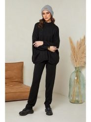 Soft Cashmere Sweter w kolorze czarnym rozmiar: 34/36. Czarne swetry klasyczne damskie Soft Cashmere, z kaszmiru, bez kołnierzyka. Za 104.99 zł.