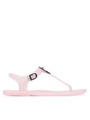 KARL LAGERFELD Sandały Z31173 S Różowy. Czerwone sandały dziewczęce KARL LAGERFELD, z syntetyku, bez obcasa, bez zapięcia. Za 231.99 zł.