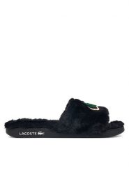 Lacoste Kapcie 52CFA0003 Czarny. Czarne kapcie damskie Lacoste, z materiału. Za 374.99 zł.