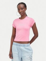 Juicy Couture T-Shirt JCWCT226326 Różowy Slim Fit. Czerwone t-shirty damskie Juicy Couture, s, bez wzorów, bez kołnierzyka. Za 169.99 zł.