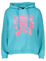 Miss goodlife Bluza w kolorze błękitnym rozmiar: L. Niebieskie bluzy damskie miss goodlife, l, bez wzorów, z bawełny, z kapturem. Za 202.03 zł.