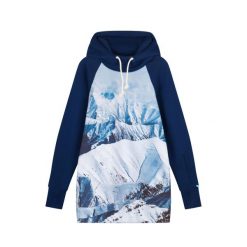 Bluza outdoorowa z kapturem damska DEEP TRIP Snowland softshell. Niebieskie bluzy damskie DEEP TRIP, na zimę, xs, bez wzorów, z softshellu, z kapturem. Za 499.00 zł.