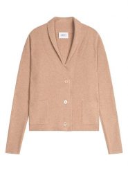 Perfect Cashmere Kaszmirowy kardigan "Mila" w kolorze karmelowym rozmiar: S. Brązowe kardigany damskie Perfect Cashmere, s, bez wzorów, z kaszmiru. Za 677.64 zł.