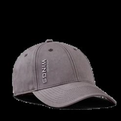 Czapka z daszkiem WINGS UNLEASH GREY. Szare czapki z daszkiem damskie Wings, bez wzorów, z bawełny. Za 49.90 zł.