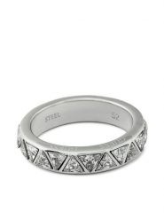 Guess Pierścionek JUBR04 575JW Srebrny. Szare kolczyki damskie Guess, srebrne. Za 199.99 zł.