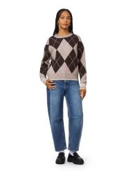 Scotch & Soda Sweter w kolorze szarobrązowo-ciemnobrązowym rozmiar: L. Brązowe swetry klasyczne damskie Scotch & Soda, l, bez kołnierzyka. Za 229.95 zł.