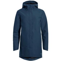 Parka damska z kapturem VAUDE Cyclist II. Niebieskie parki damskie Vaude, na zimę, s, z materiału, z kapturem. Za 1,108.15 zł.