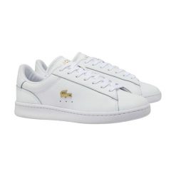 Buty sportowe damskie Lacoste Carnaby Set 224 1 SFA trampki. Białe obuwie sportowe casual damskie Lacoste, bez wzorów, bez zapięcia. Za 399.00 zł.