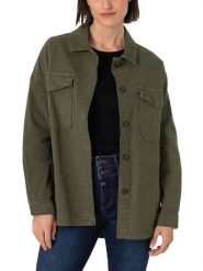 Timezone Kurtka koszulowa w kolorze khaki rozmiar: M. Brązowe kurtki damskie Timezone, m, bez wzorów, bez kaptura. Za 100.28 zł.