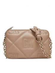DKNY Torebka Crosstown Camera Bag R33EKY48 Beżowy. Brązowe listonoszki damskie DKNY, bez wzorów, ze skóry, bez dodatków. Za 889.99 zł.