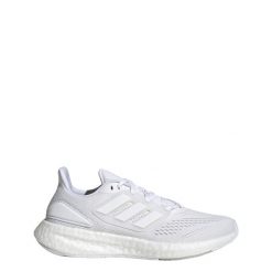 Buty Pureboost 22. Białe obuwie sportowe damskie Adidas, bez zapięcia, do biegania. Za 472.99 zł.