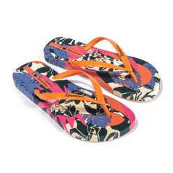 Japonki damskie Ipanema Graffiti III. Żółte klapki damskie Ipanema, bez wzorów, bez obcasa, bez zapięcia. Za 69.99 zł.