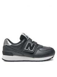 New Balance Sneakersy PV574FM Czarny. Czarne buty sportowe dziewczęce New Balance, z materiału, bez zapięcia. Za 189.99 zł.