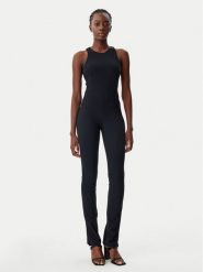 Patrizia Pepe Kombinezon 8T0046 JZ26 K103 Czarny Regular Fit. Czarne sukienki damskie Patrizia Pepe, bez wzorów, z syntetyku, bez ramiączek. Za 1,349.46 zł.