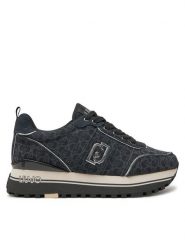 Liu Jo Sneakersy Maxi Wonder 71 BF4003 PX195 Czarny. Czarne obuwie sportowe damskie Liu Jo, ze skóry, bez zapięcia. Za 609.99 zł.