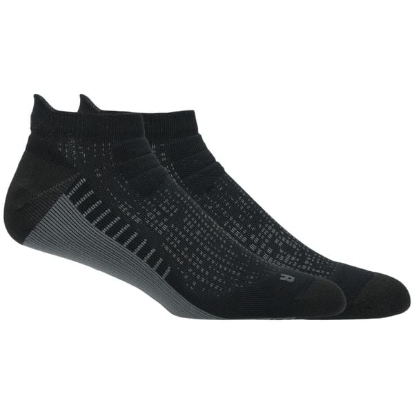 Skarpetki sportowe dla dorosłych Performance Run Ankle Sock. Czarne skarpetki damskie Asics, bez wzorów, z elastanu. Za 69.99 zł.