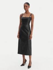 HUGO Sukienka koktajlowa Kattarina-1 50553546 Czarny Slim Fit. Czarne sukienki damskie Hugo, bez wzorów, z syntetyku, wizytowe, bez ramiączek. Za 1,249.00 zł.