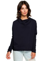 Be Wear Bluza w kolorze granatowym rozmiar: XXL/3XL. Niebieskie bluzy damskie Be Wear, xl, bez wzorów, bez kaptura. Za 122.67 zł.