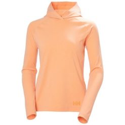 Bluza damska Helly Hansen Tyri. Brązowe bluzy damskie Helly Hansen, bez wzorów, z kapturem. Za 378.00 zł.