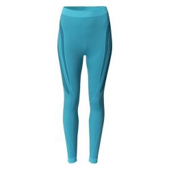 Legginsy damskie termoaktywne Elbrus Acti Bottom Wo's - niebieskie, Rozmiar L/XL. Niebieskie legginsy damskie ELBRUS, l, bez wzorów, z elastanu. Za 94.99 zł.