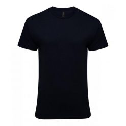 Bawełniana Lekka Koszulka Unisex Dla Dorosłych. Czarne bluzki damskie GILDAN, xl, bez wzorów, z bawełny, sportowe, bez kołnierzyka, bez ramiączek. Za 33.99 zł.