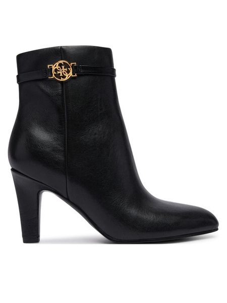 Guess Botki FLFOTI LEA10 Czarny. Czarne botki damskie Guess, bez obcasa, na słupku, bez zapięcia. Za 764.99 zł.