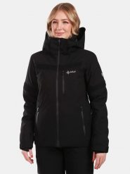 Kilpi Kurtka narciarska "Valera" w kolorze czarnym rozmiar: 44. Czarne kurtki sportowe damskie Kilpi, m, bez wzorów, bez kaptura. Za 565.65 zł.
