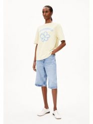 Armedangels Koszulka "Tarjaa Flowaa" w kolorze żółtym rozmiar: S. Żółte koszulki damskie ARMEDANGELS, s, bez wzorów, z bawełny, bez kołnierzyka, bez ramiączek. Za 109.26 zł.