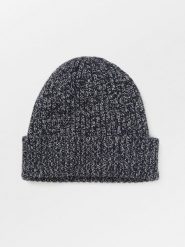 Becksöndergaard Wełniana czapka beanie w kolorze granatowym rozmiar: onesize. Niebieskie czapki damskie Becksöndergaard, bez wzorów, z kaszmiru. Za 165.99 zł.