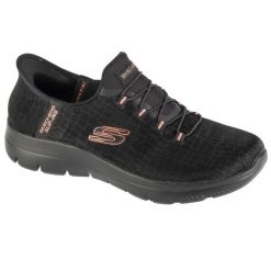 Buty sportowe Sneakersy damskie, Slip-Ins: Summits - Key Pace. Czarne obuwie sportowe casual damskie Skechers, trekkingowe. Za 329.99 zł.