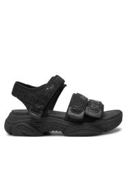 DeeZee Sandały CSXP2056-02 Czarny. Czarne sandały dziewczęce DeeZee, z materiału, bez obcasa, bez zapięcia. Za 99.99 zł.
