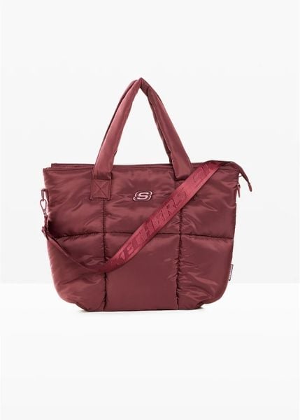 Torba shopper Sketchers. Brązowe shopper bag bonprix, bez wzorów, bez dodatków. Za 169.99 zł.