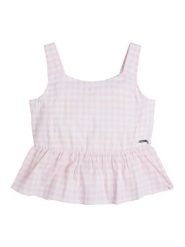 Guess Top J3GH07 WFBB0 Różowy Regular Fit. Czerwone koszulki i t-shirty dziewczęce Guess, z aplikacjami, z bawełny, bez kołnierzyka, bez ramiączek. Za 219.99 zł.