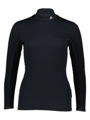 Mizuno Koszulka funkcyjna "Mid Weight" w kolorze czarnym rozmiar: L. Czarne koszulki damskie Mizuno, l, bez wzorów, bez kołnierzyka, bez ramiączek. Za 83.42 zł.