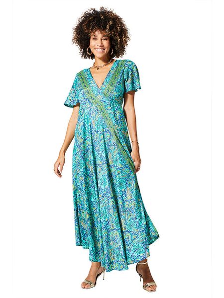 Ipanima Sukienka w kolorze turkusowym rozmiar: 38/40. Niebieskie sukienki damskie Ipanima, bez wzorów, klasyczne, bez ramiączek. Za 79.21 zł.