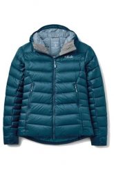 Kurtka trekkingowa puchowa damska Electron Pro Hoody Women. Niebieskie kurtki damskie RAB, na zimę, l, bez wzorów, z puchu, z kapturem. Za 1,419.99 zł.