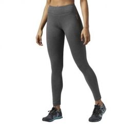 Spodnie sportowe damskie Reebok AY2011. Szare spodnie sportowe damskie Reebok, uniwersalny, bez wzorów, na fitness i siłownię. Za 133.00 zł.