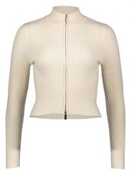 ONLY Kardigan "Senta" w kolorze beżowym rozmiar: L. Brązowe kardigany damskie Only, l, bez wzorów, prążkowane. Za 110.29 zł.