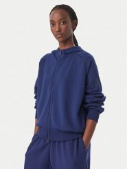 Adidas Bluza Soft Lux KR2747 Niebieski Loose Fit. Niebieskie bluzy damskie Adidas, l, bez wzorów, z syntetyku, bez kaptura. Za 349.99 zł.