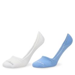 Stopki Calvin Klein. Niebieskie skarpetki damskie Calvin Klein, bez wzorów. Za 49.99 zł.